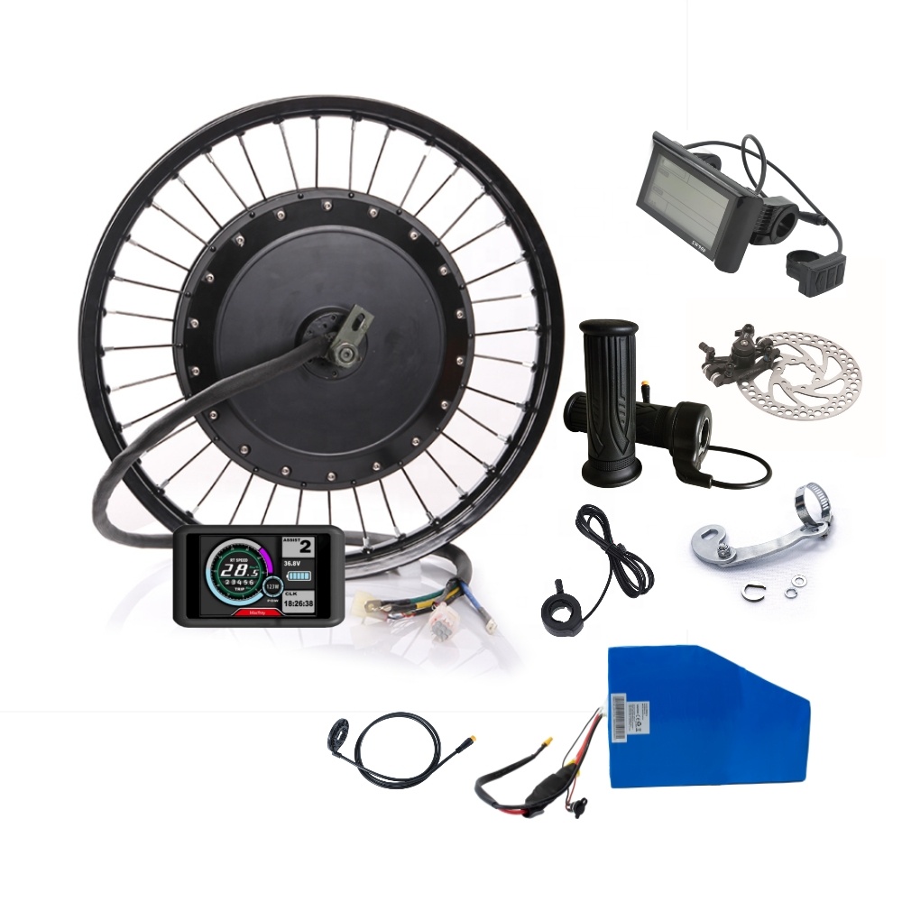 Electric Motorcycle Conversion Kit 72V - 大トルク電動自転車バイク変換キット 72V 3000w 5000w 8000w 電動バイクキット