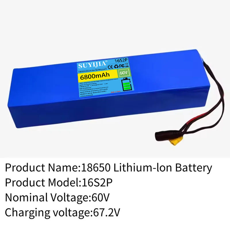 16S2P リチウムバッテリーパック、60V、6.8Ah、1 - 60V 30Ah Electric Scooter Battery のレビューと価格
