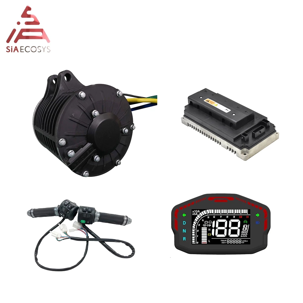 QS138 3000W V2ミッドドライブモーターパワートレ - Mid Drive Motor Kit 72V 3000W のレビューと価格