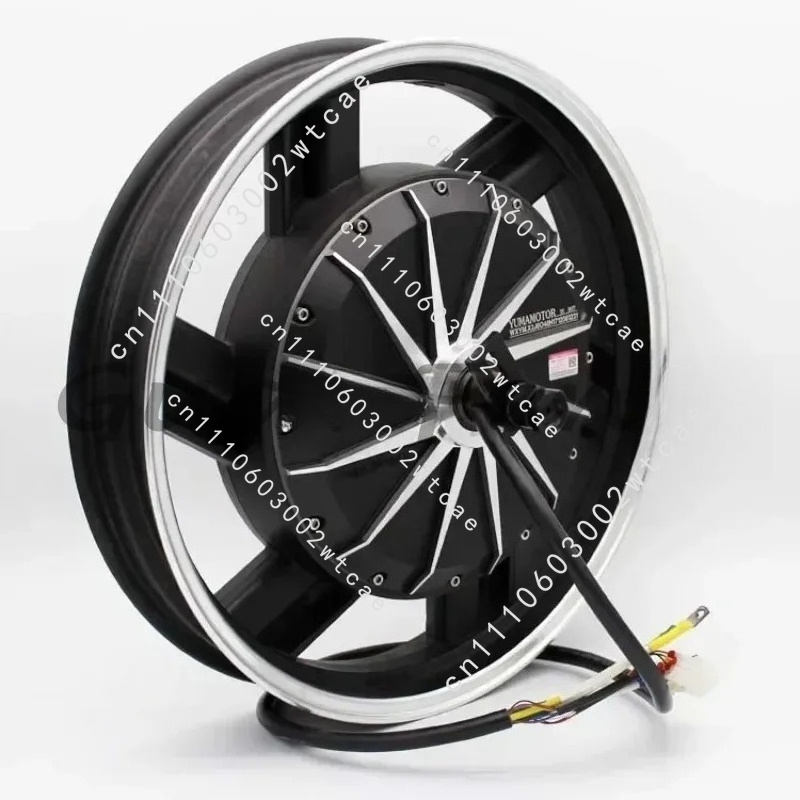17インチ3000w 72v電動バイク用電動モーターハブモー - Electric Motorcycle Conversion Kit 72V のレビューと価格